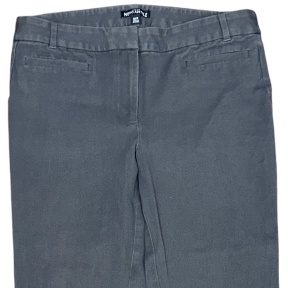 J. CREW Women's Mercantile Lexi Ankle Pant Graphite Gray | Size 6R - Picture 4 of 10